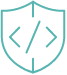 code secure line icon
